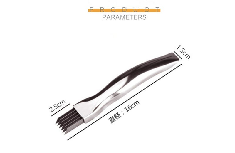 ReNext Stainless Steel Chopped Green Onion Knife,Kitchen Tool Slice Cutlery Vegetable Cutter Sharp Scallion Cutter Shred Knife - Image 1